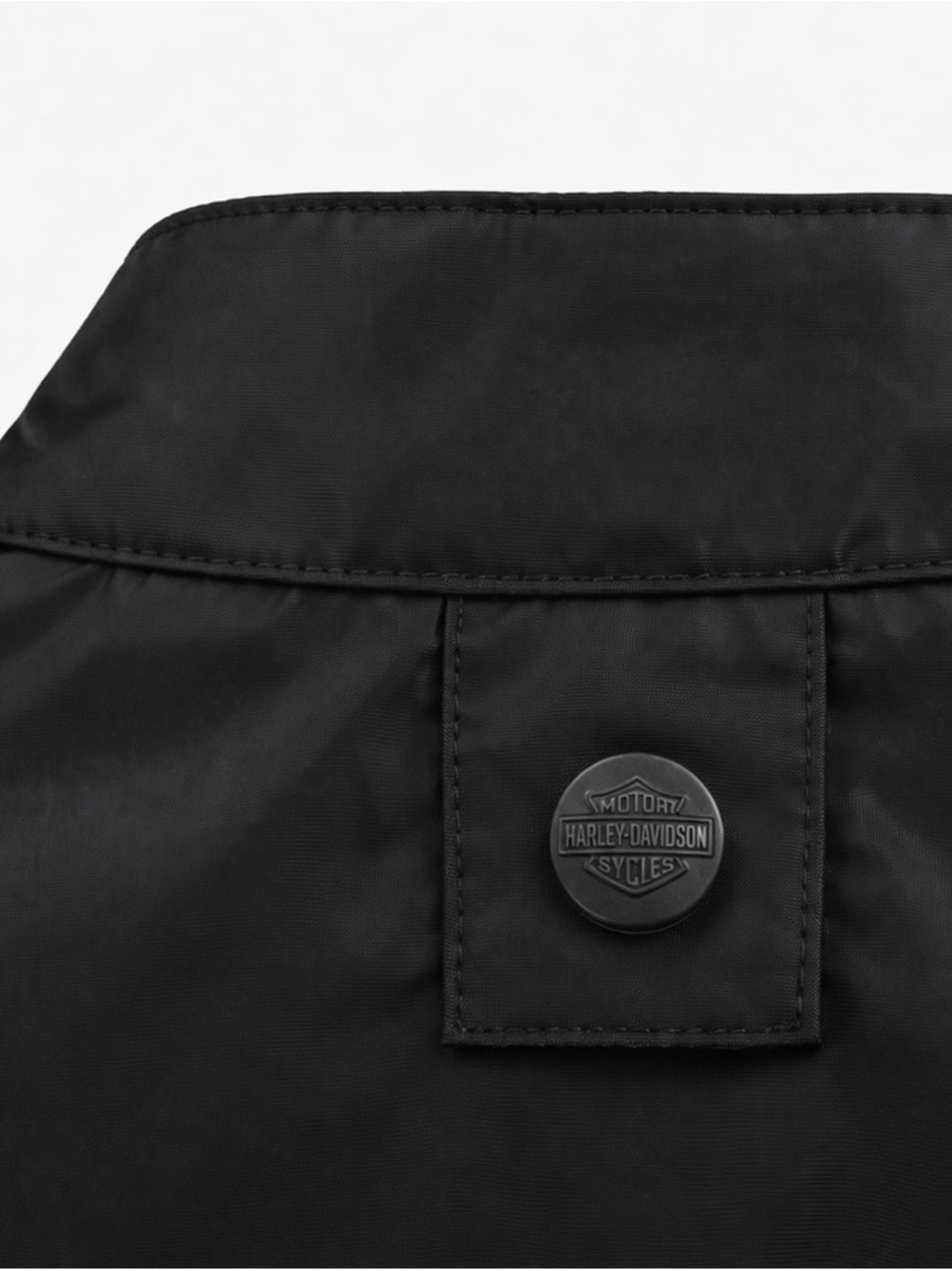 Harley-Davidson Women’s Black Lightweight Moto Windbreaker - Picture 4 of 8